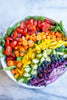 Deliciously-simple Rainbow Veggie Salad